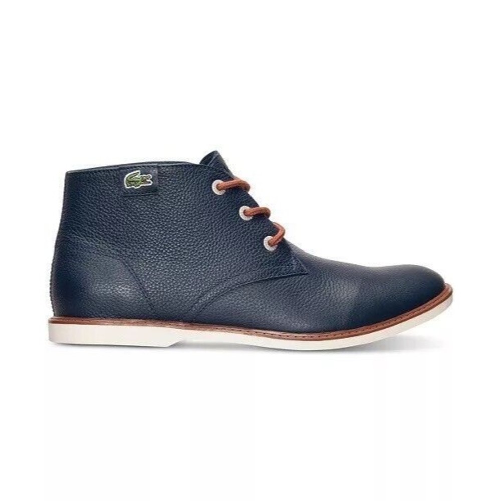 Lacoste Sherbrooke Hi SB Boys Boots Navy Blue Size 12.5